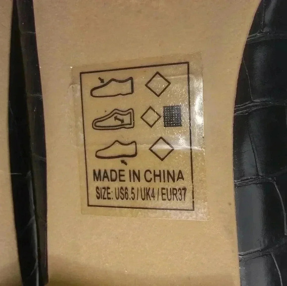 ❤️Qupid  Women's Swirl 197 crocodile mules black - Picture 8 of 8